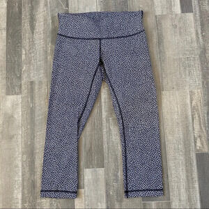 Lululemon Spotted Cropped Leggings